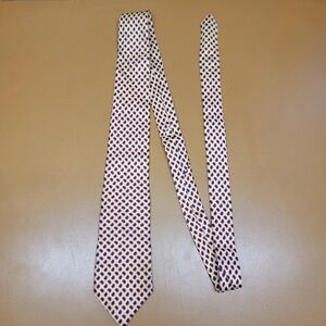 Schwab & May Charleston WV Silk Hand Sewn Tie Polka Dot Pattern